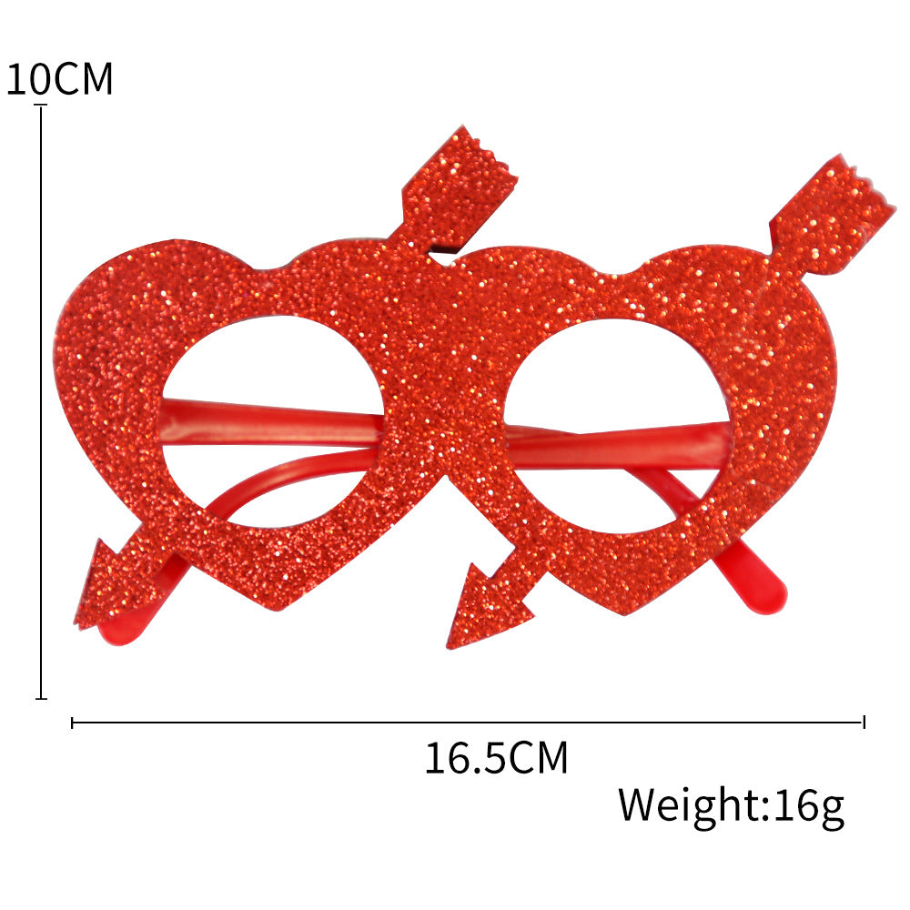 Wholesale Valentine's Day Glasses Party Party Decorations Love Love Party Glasses Photo Props